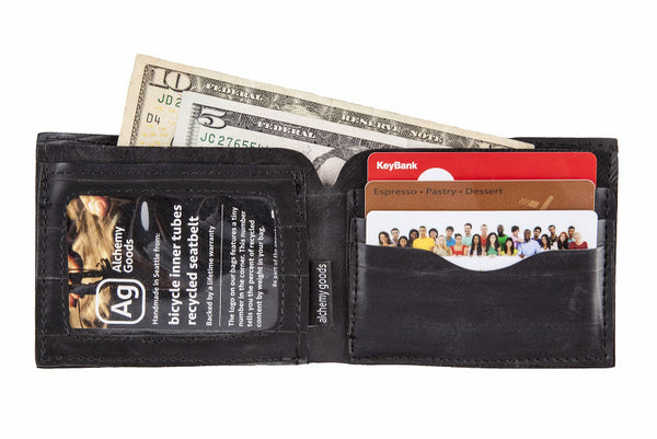 Jackson Wallet from upcycled bicycle innertubes