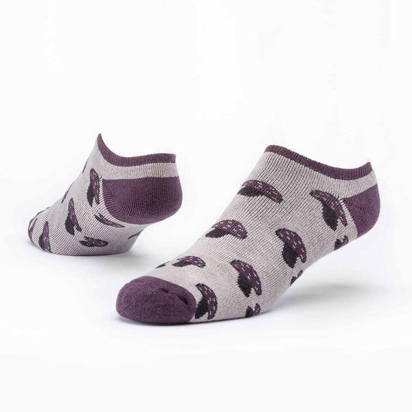 MushroomDesignCushFootieSocksOrganicCotton