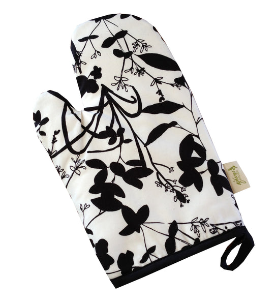 Black & White Print Organic Cotton Accessories, made in USA