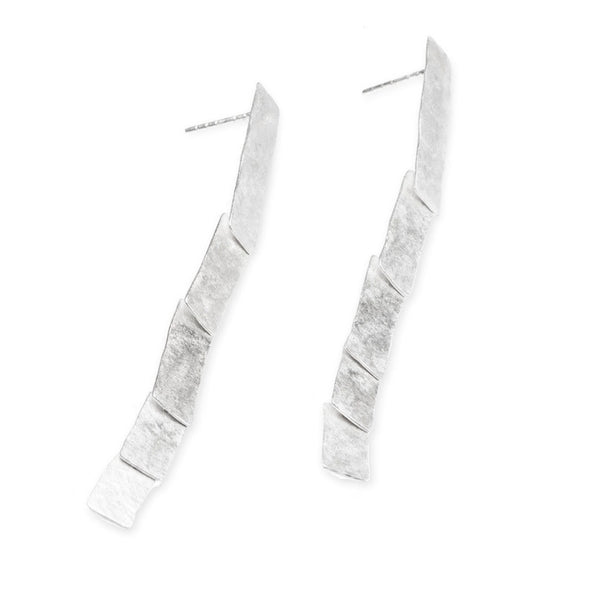 Recycled Silver Earrings, Sophie Hughes Jewelry, Eco-friendly jewelry