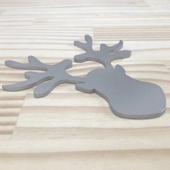 Reindeer Beer Bottle Opener, made from recycled stainless steel