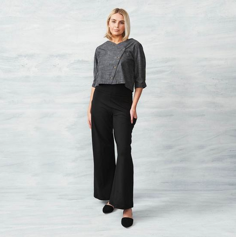 Organic Cotton Palazzo Pants