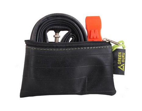 Small innertube zipper pouch