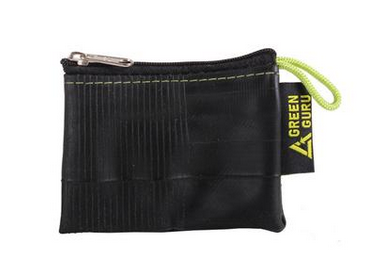 Mini Zipper Pouch - From Upcycled Bicycle Innertubes