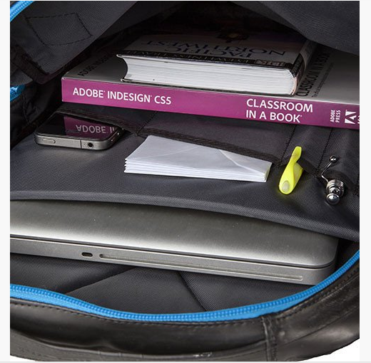 Padded Laptop compartment in Brooklyn Backpack, sustainable, made in USA