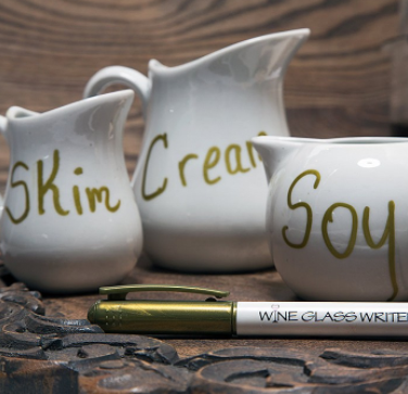 Wine Glass Writer 3-pack: Gold, Green, Silver