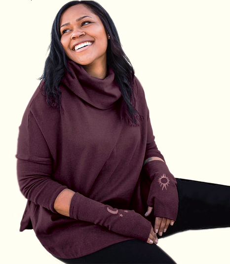 Organic Cotton Pullover Poncho by Maggie's Organics