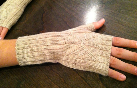 Fandango, Fingerless Alpaca Women's Gloves - Renewable