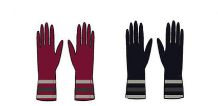 Onyx Alpaca Gloves in Wine or Midnight Charcoal