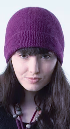 Purple Alpaca Hat