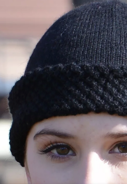Unisex Viola Alpaca Hat, in Black, Natural or Midnight Blue