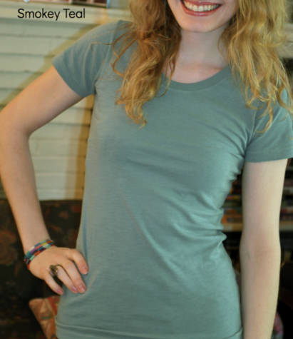 QUEEN BEE Organic Cotton T-Shirt - Available in Natural, Smokey Teal and Honey