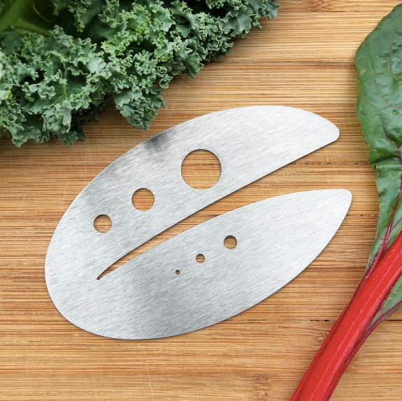Kale Razor and Herb Stripper - by Raw Rutes, Stainless Steel