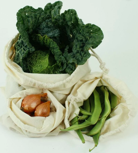 Reusable Organic Cotton Produce Bag Medium