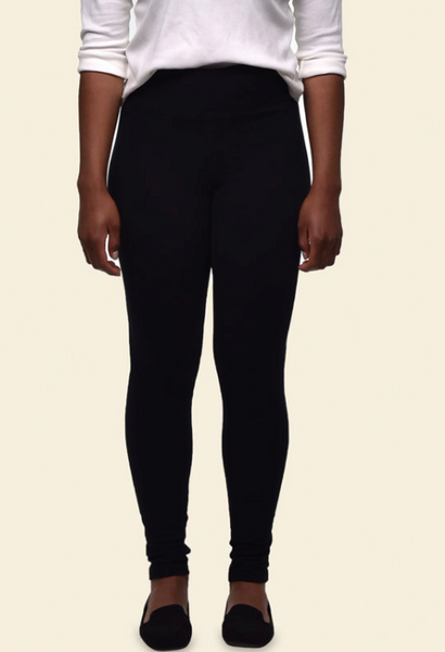 Cotton hot sale fleece leggings