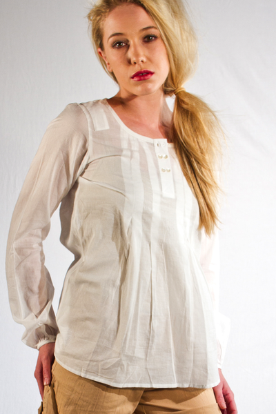 April top, women's organic cotton clothing, organic shirts, fair-trade clothing