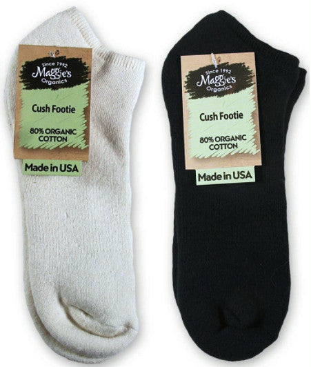 Undyed natural organic cotton socks, black organic cotton socks