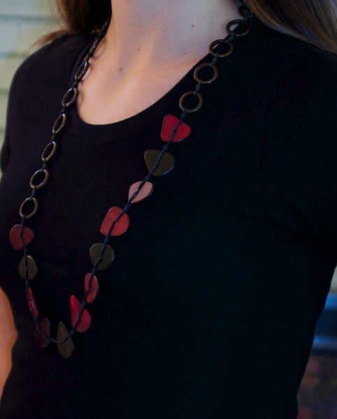 Elena Tagua Nut Necklace - Eco-friendly jewelry | Upland Road