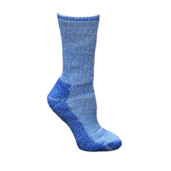 Blue Organic Wool Killington Hiking Sock by Maggie's Organics