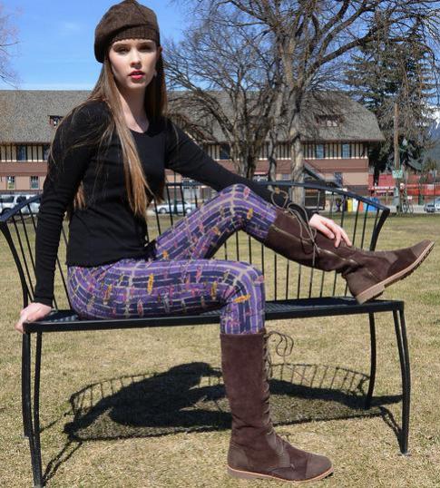 Klimt Print Organic Cotton Leggings