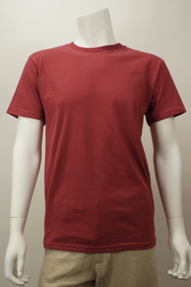 Organic cotton tee shirt, made in the usa