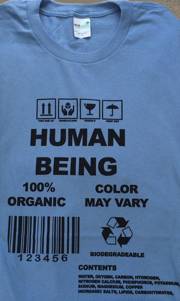 Human Being T-shirt for Men - Organic Cotton
