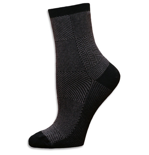 Unisex - Trouser Socks - Organic Cotton in Black or Eggplant