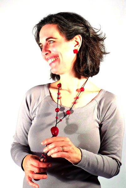 Eco-friendly accessories, Tagua Nut Necklace, Lariat