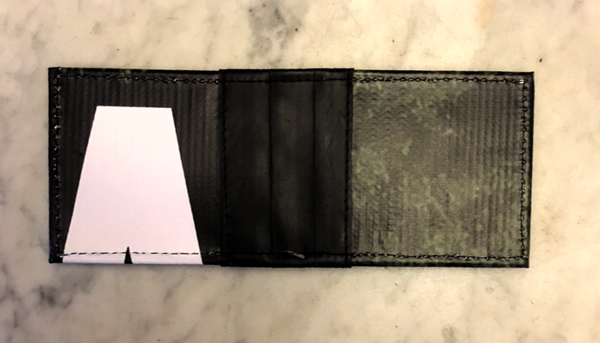 Bellevue Wallet - Made from Advertising Banners & Innertubes