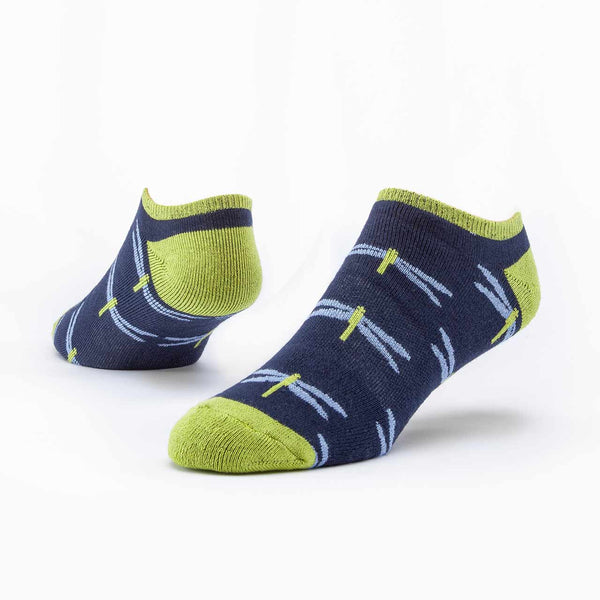 Blue Dragonfly Organic Cotton Footie Socks