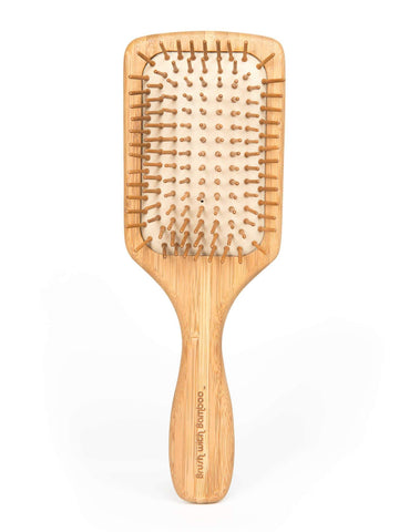 Brush with Bamboo Hairbrush from Bamboo and natural rubber, zero-waste, plastic-free