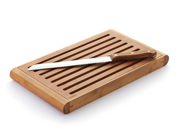 Sustainable Bamboo Bread-Cutting Crumb Catcher Board - Upland Road
