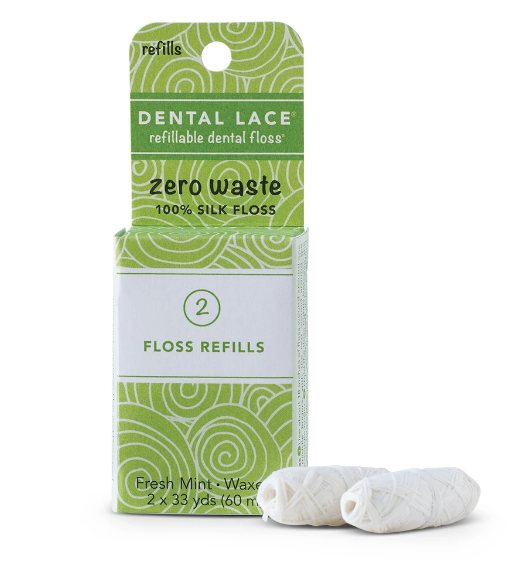 Sustainable Silk dental floss refills