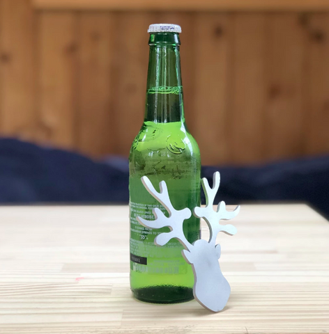 Reindeer Stainless Steel Bottle Opener