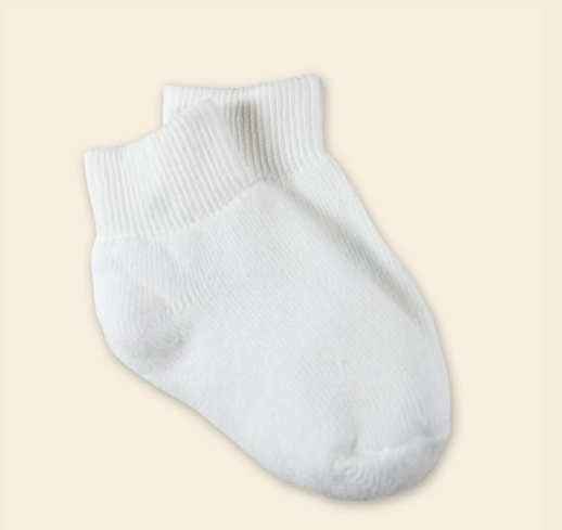 Infant and toddler organic cotton socks