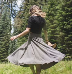 Black maxi skirt sales gored