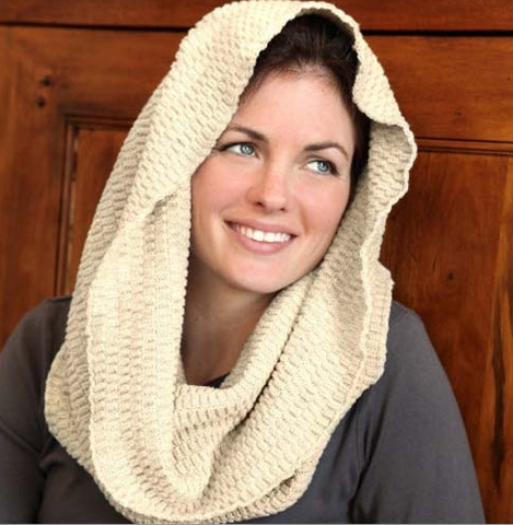 Infinity Cotton Scarf: Recycled Cotton