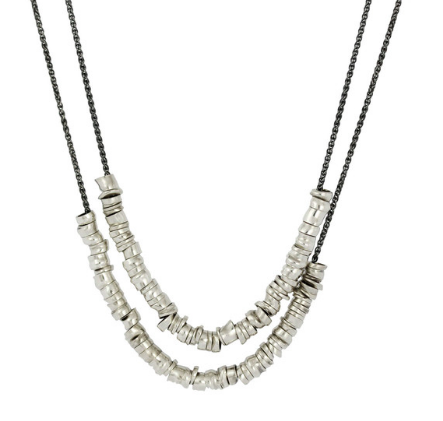 XLong Links Necklace - Sterling Silver by Sophie Hughes 