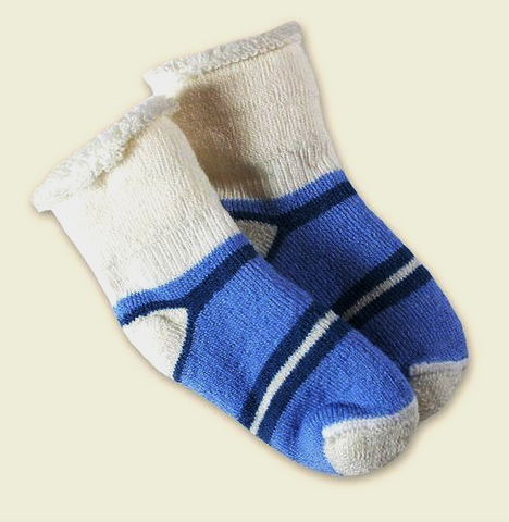 2-Pak Super Soft Organic Wool Infant Socks
