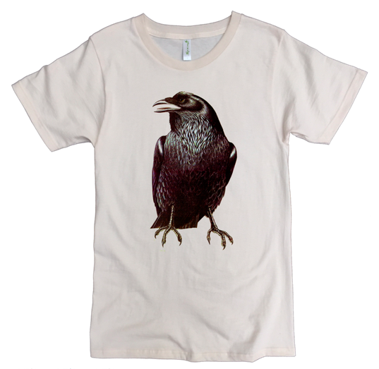 Crow T-Shirt - Organic Cotton - Grown & Sewn in the USA