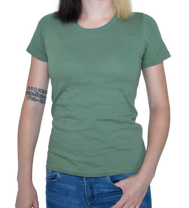 Net Neutrality Women's 100% Organic Cotton T-shirt - in Atlas Green
