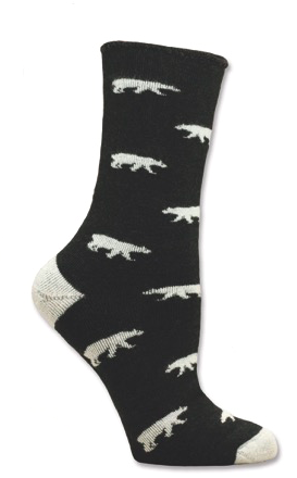 Polar Bear Organic Merino Wool Holiday Socks