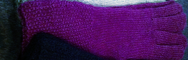Tasha 2 Alpaca Women's Gloves - Renewable - Purple