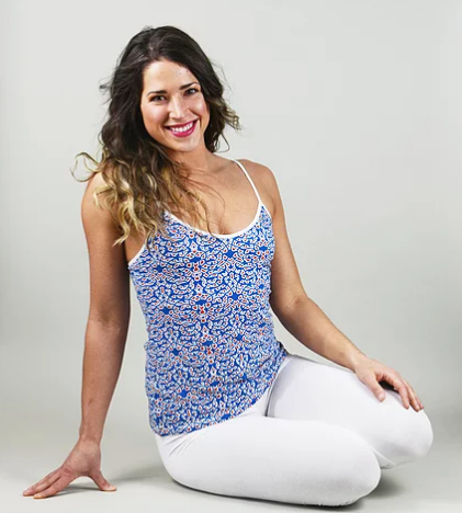 cotton camisole with built in bra