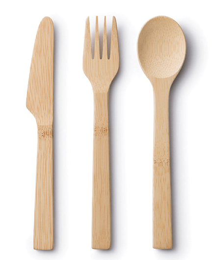 Bamboo Utensil Travel kit (without cover)