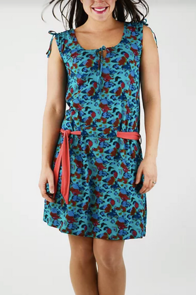 Topaze Dress - Bora Bora Print - Organic Cotton