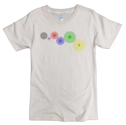 CHNOPS Organic Cotton Women's T-shirt