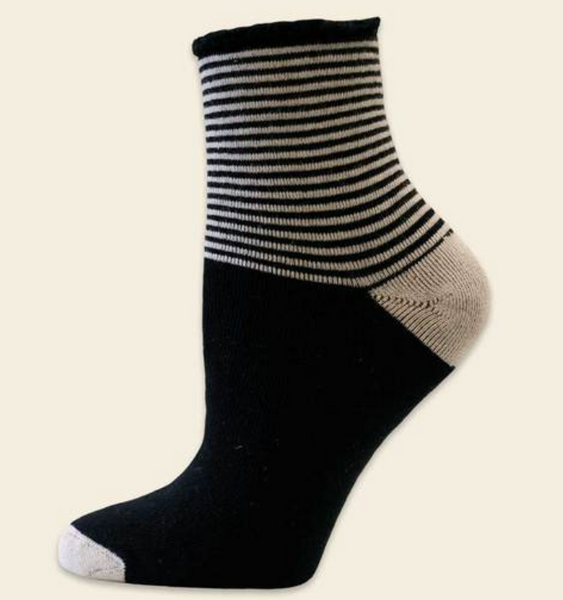 Organic Cotton Striped Recovery Socks