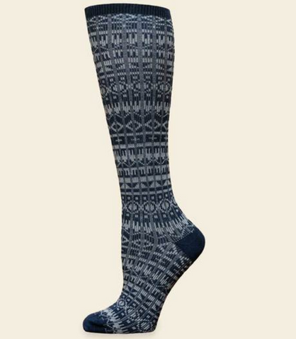 Organic Merino Wool & Organic Cotton Knee High "Sweater" Socks