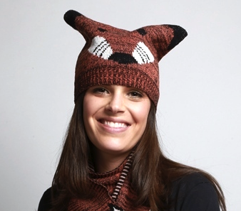 Recycled cotton Fox Knit Hat - Upland Road